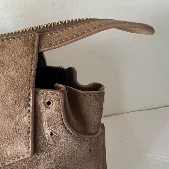 JIMMY CHOO ARTIE SOFT SUEDE BAG DEFECTIVE - Picture 7 of 10